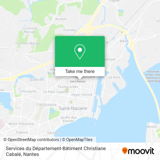 Services du Département-Bâtiment Christiane Cabalé map