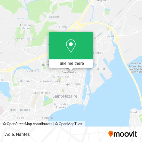 Mapa Adie