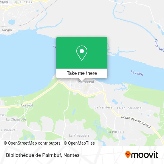 Mapa Bibliothèque de Paimbuf