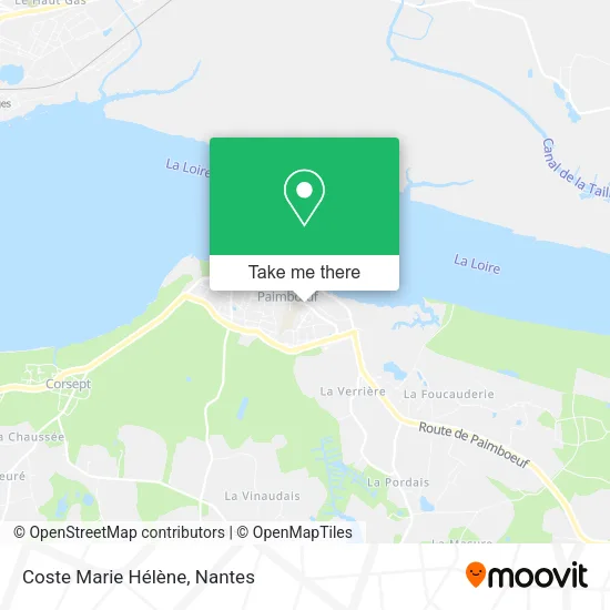 Mapa Coste Marie Hélène