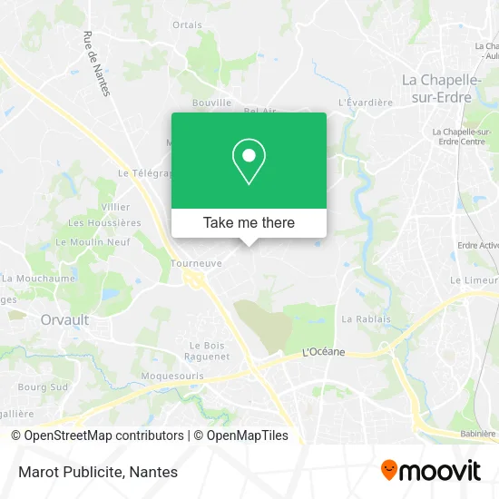 Marot Publicite map