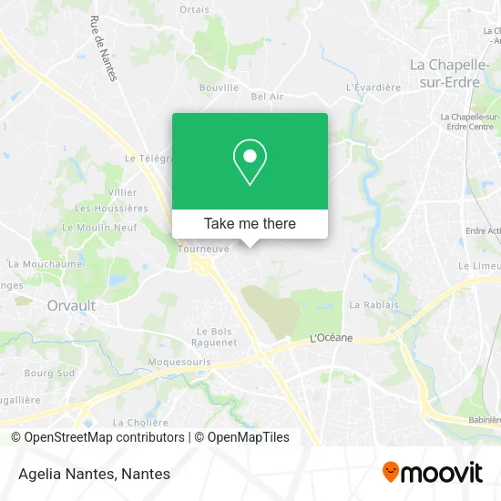 Mapa Agelia Nantes