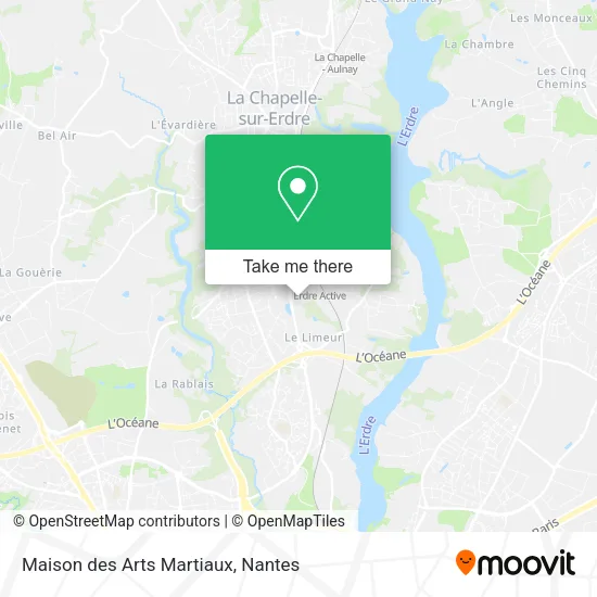 Maison des Arts Martiaux map