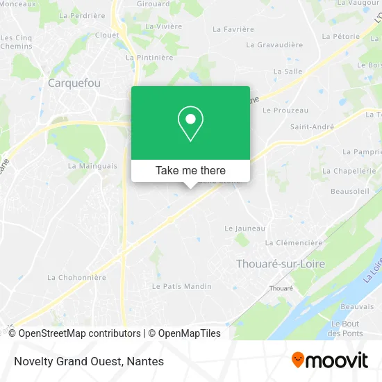 Novelty Grand Ouest map