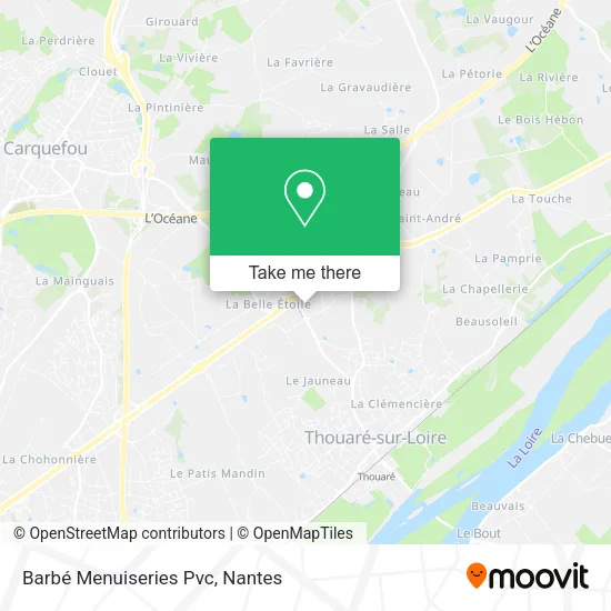 Mapa Barbé Menuiseries Pvc