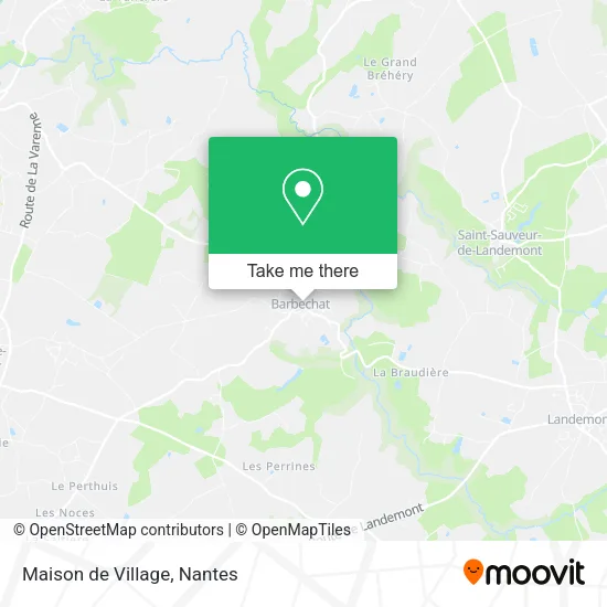 Maison de Village map
