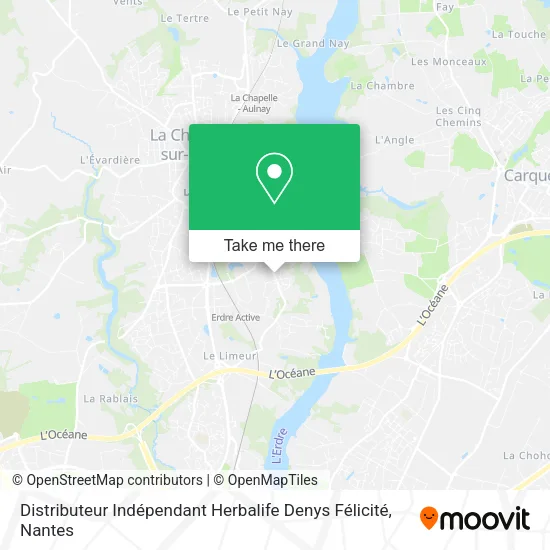 Distributeur Indépendant Herbalife Denys Félicité map