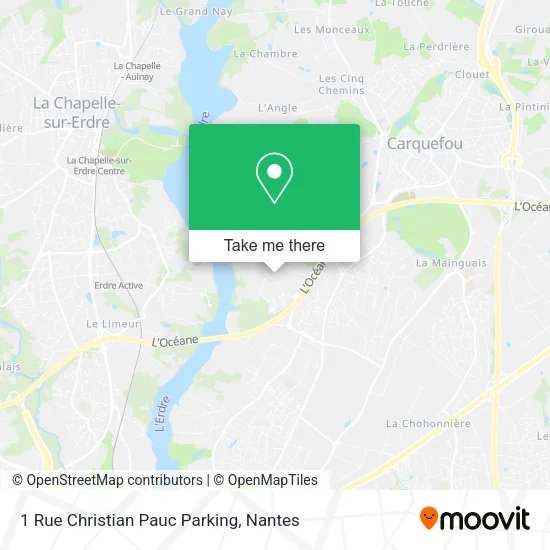 Mapa 1 Rue Christian Pauc Parking
