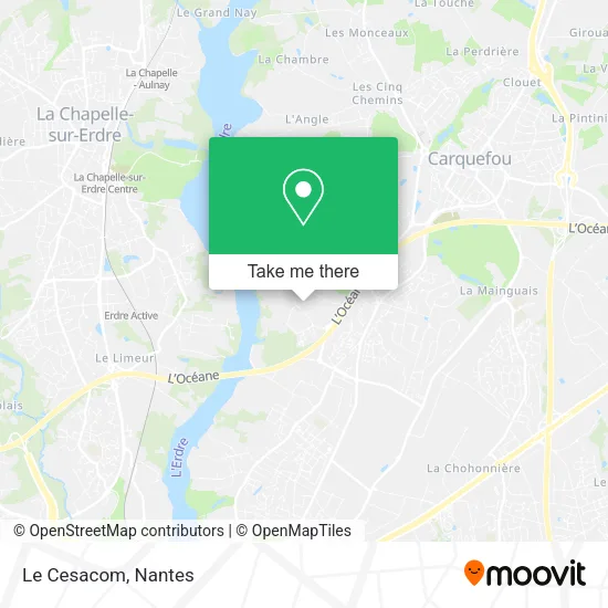 Le Cesacom map