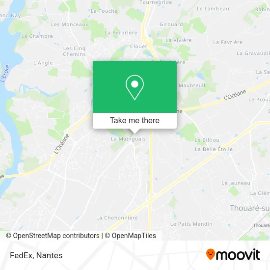 Mapa FedEx