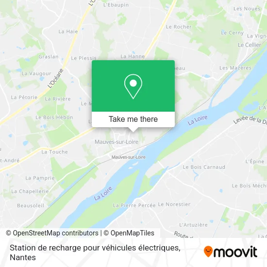Station de recharge pour véhicules électriques map