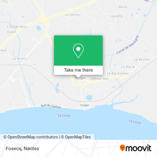 Fosecq map