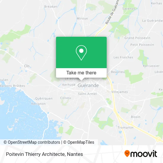 Mapa Poitevin Thierry Architecte