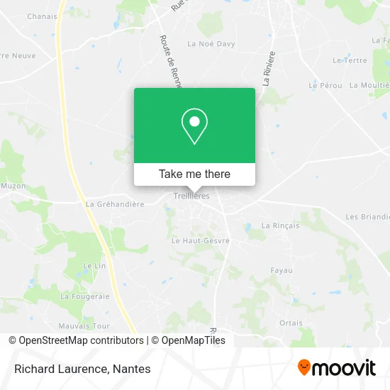 Mapa Richard Laurence
