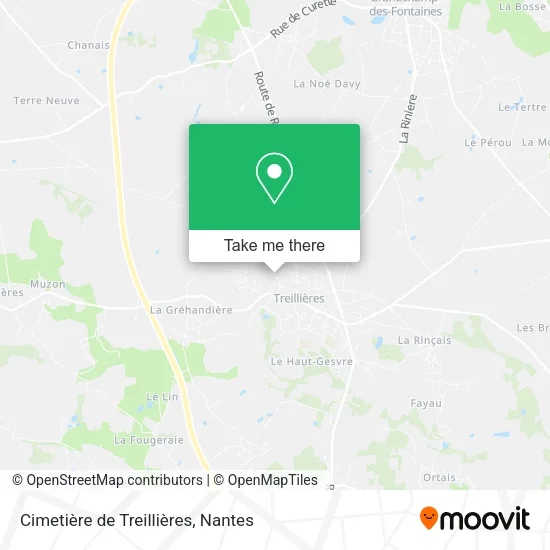 Mapa Cimetière de Treillières