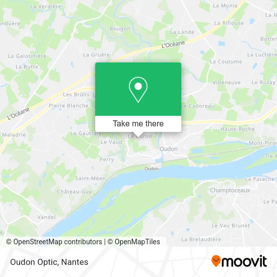 Oudon Optic map