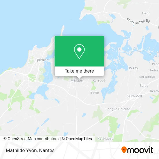 Mathilde Yvon map