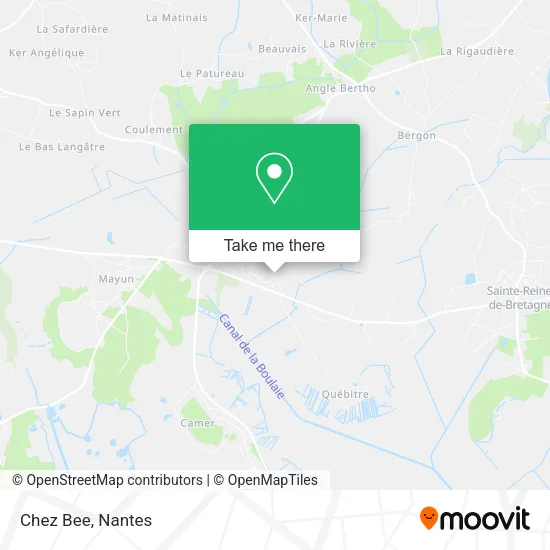 Chez Bee map