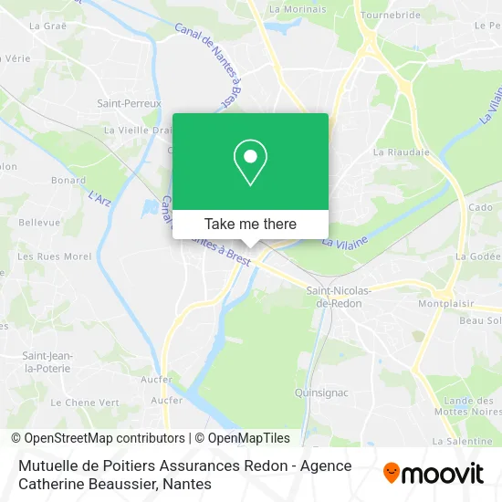 Mutuelle de Poitiers Assurances Redon - Agence Catherine Beaussier map