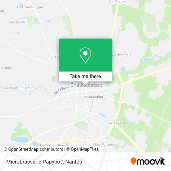 Microbrasserie Papybot' map