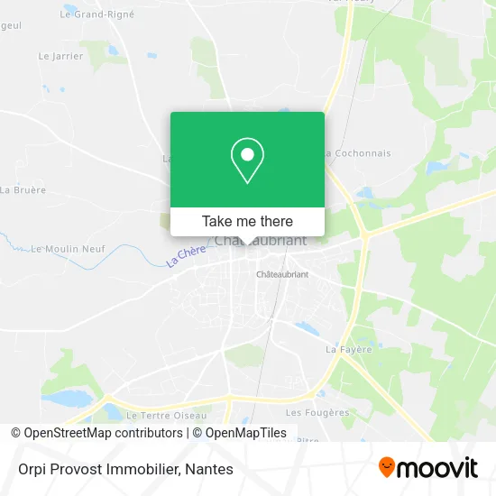 Orpi Provost Immobilier map