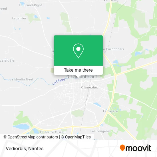 Vediorbis map