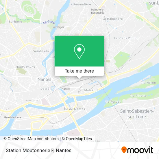 Station Moutonnerie ➊ map