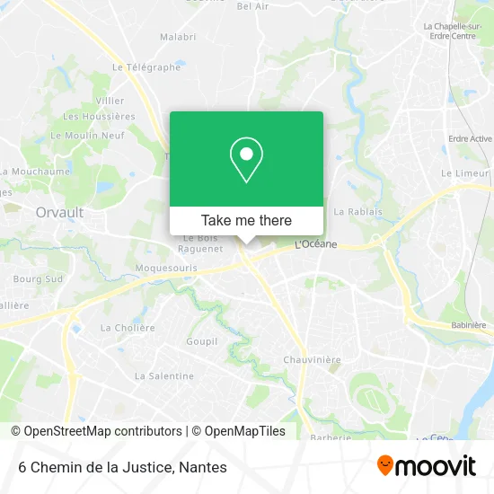 Mapa 6 Chemin de la Justice