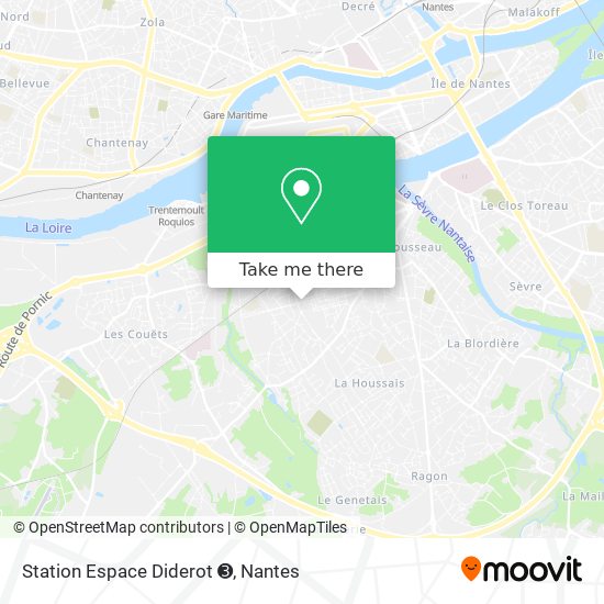 Station Espace Diderot ➌ map