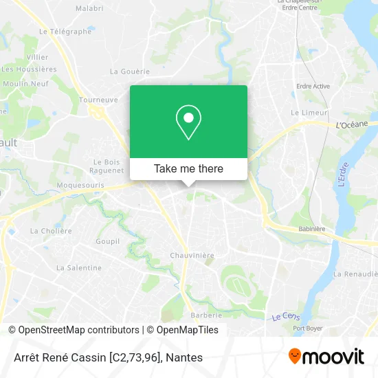 Mapa Arrêt René Cassin [C2,73,96]