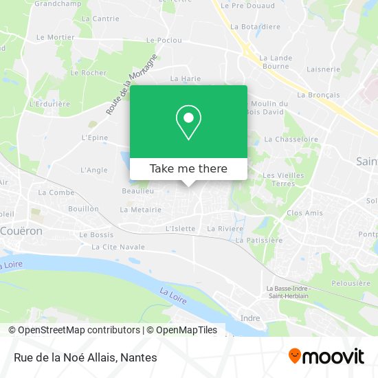 Mapa Rue de la Noé Allais