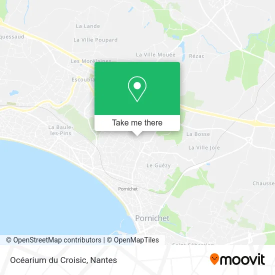 Océarium du Croisic map