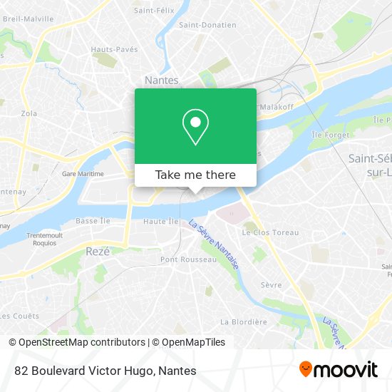 82 Boulevard Victor Hugo map