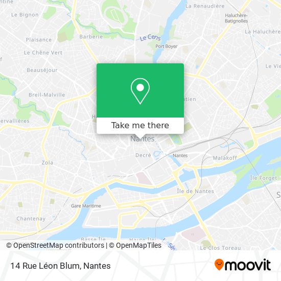 14 Rue Léon Blum map