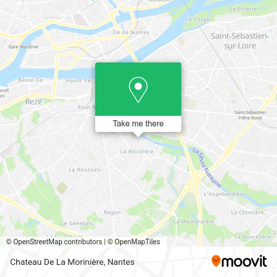 Chateau De La Morinière map