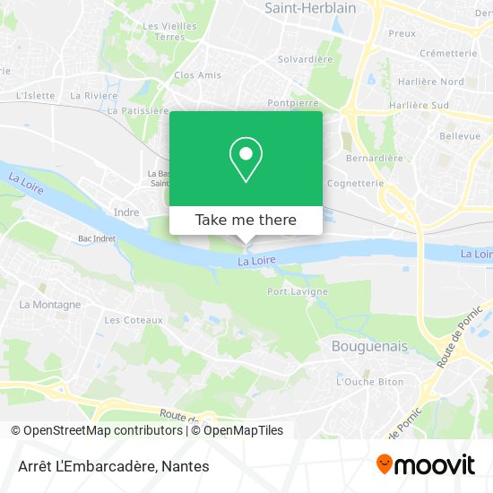 Arrêt L'Embarcadère map