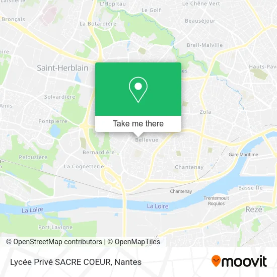 Lycée Privé SACRE COEUR map