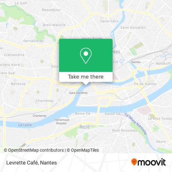 Levrette Café map