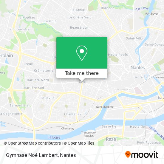 Gymnase Noé Lambert map
