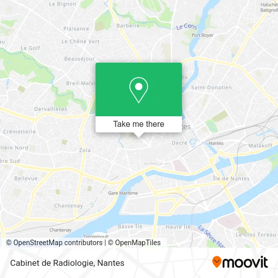 Mapa Cabinet de Radiologie