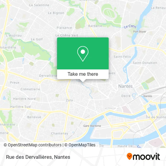 Rue des Dervallières map