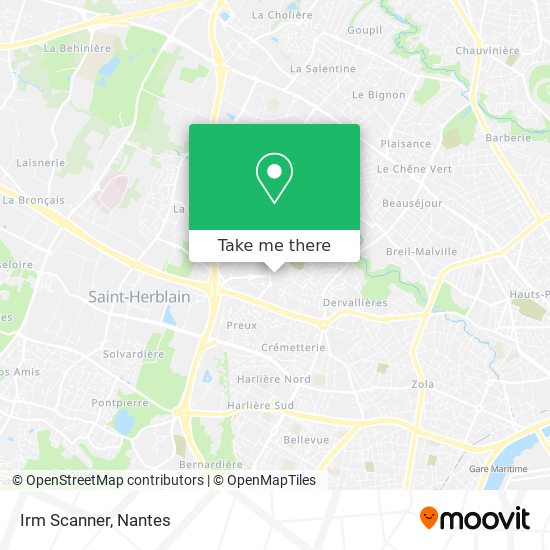Irm Scanner map