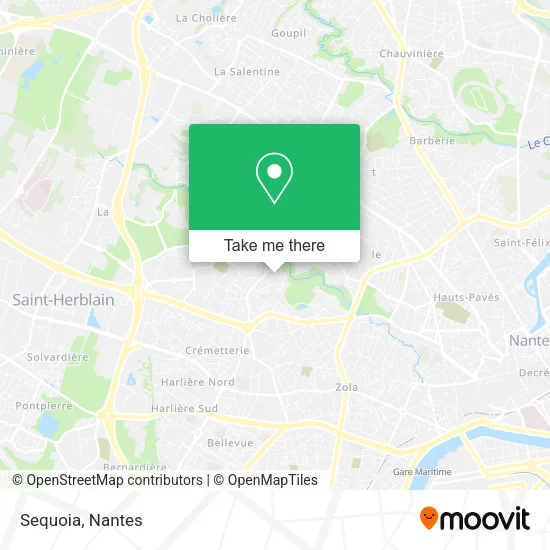 Sequoia map