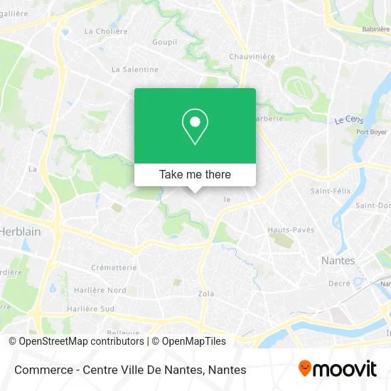 Commerce - Centre Ville De Nantes map