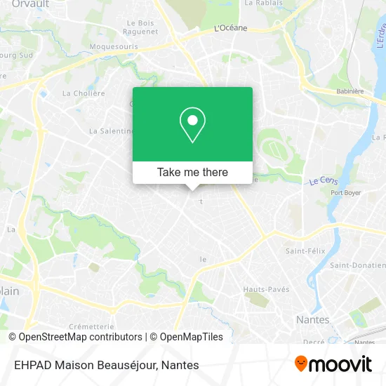 EHPAD Maison Beauséjour map