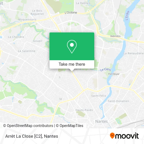 Mapa Arrêt La Close [C2]