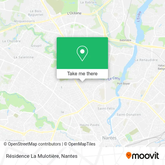 Résidence La Mulotière map