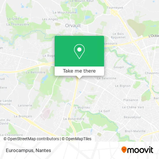 Mapa Eurocampus