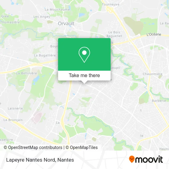 Lapeyre Nantes Nord map