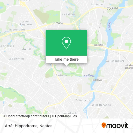 Mapa Arrêt Hippodrome